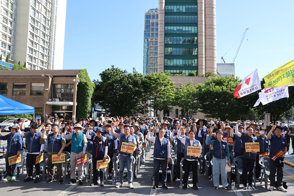 공무원노조 대구본부 총력 투쟁 돌입, “노조사무실 쟁취는 곧 노동기본권 쟁취”