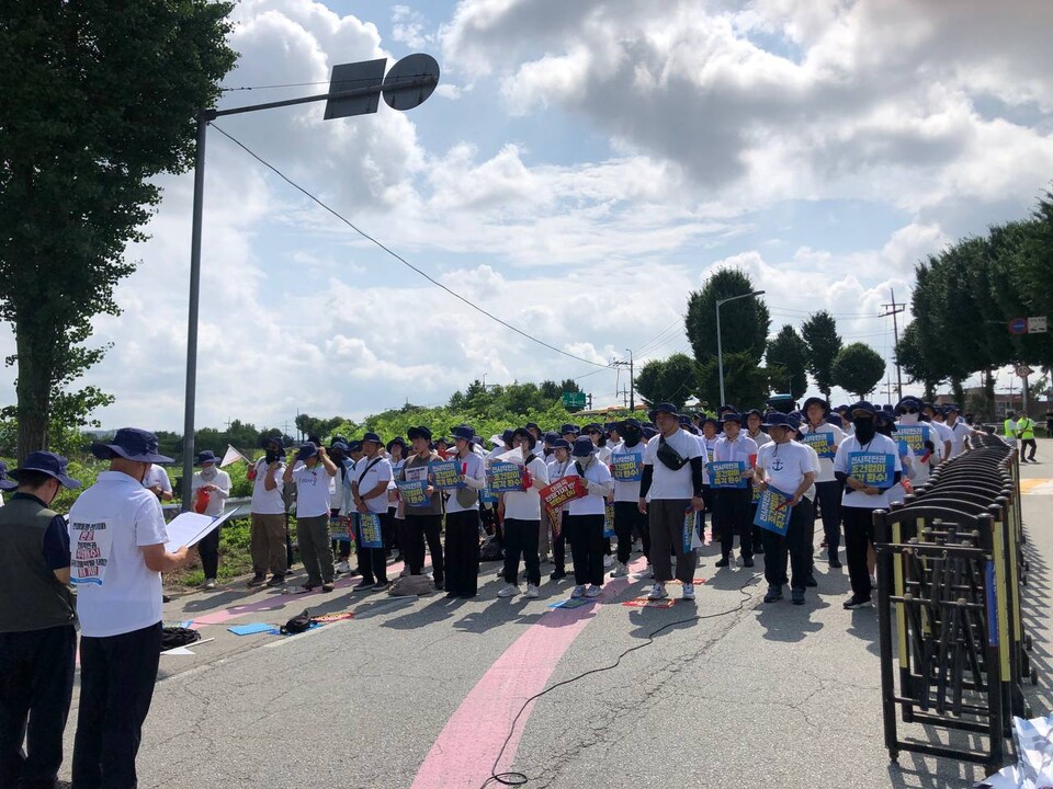 20기 서울지역 통일선봉대, 평택 미군기지 현장 순회…“전작권 환수·평화주권 실현” 결의